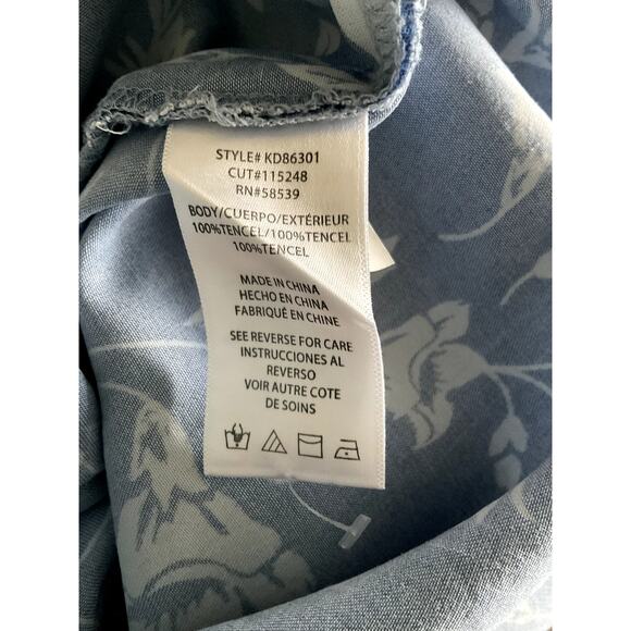 Kut‎ from the Kloth Chambray Denim Shirt Dress Blue Women's Small - Picture 6 of 8